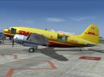 FSX/FS2004 DHL Curtiss C-46 Commando C-BPDH Textures